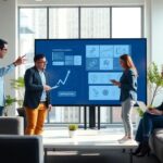 Experts belges modernisant la communication d'un bureau d'étude