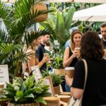 Événement écoresponsable en Belgique avec décorations naturelles.