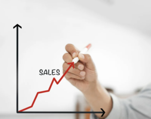 Service client souriant et client satisfait dans un magasin.